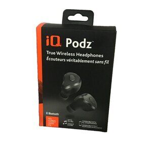 iQ Podz True Wireless Headphones Bluetooth 2.5 Hour Battery Life For Smartphones